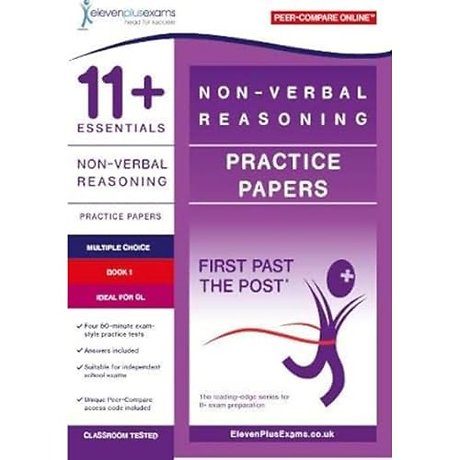 11+ Essentials Non-verbal Reasoning Practice Papers Book 1