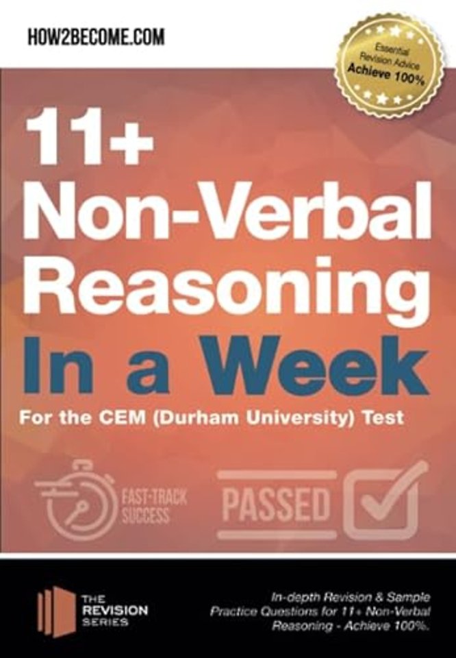 11+ Non-Verbal Reasoning in a Week