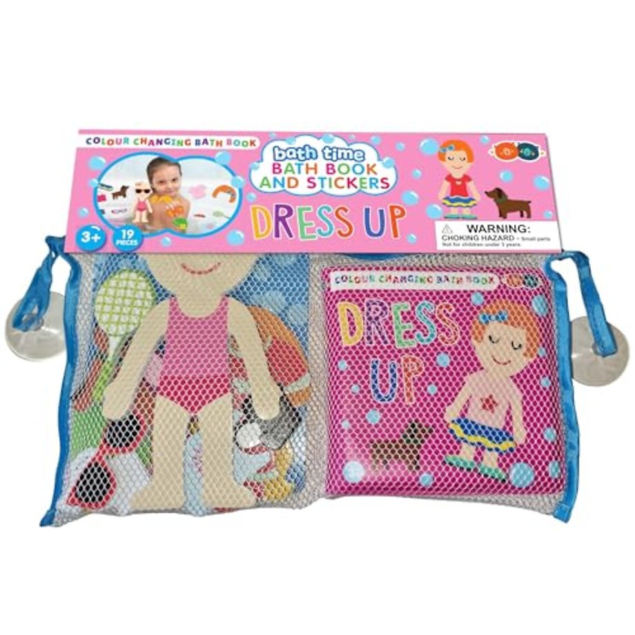 Dress Up Colour Changing Bath Book & Stickers