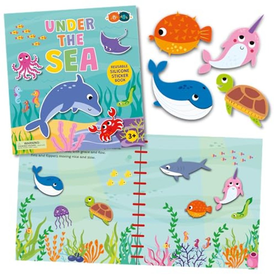 Silicone Sticker Book - Sea