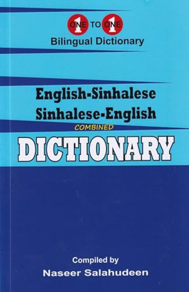 English-Sinhalese & Sinhalese-English One-to-One Dictionary