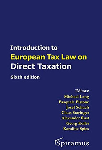 Introduction to European Tax Law on Direct Taxation
