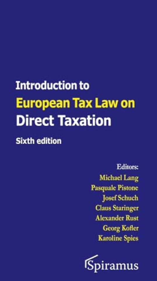 Introduction to European Tax Law on Direct Taxation