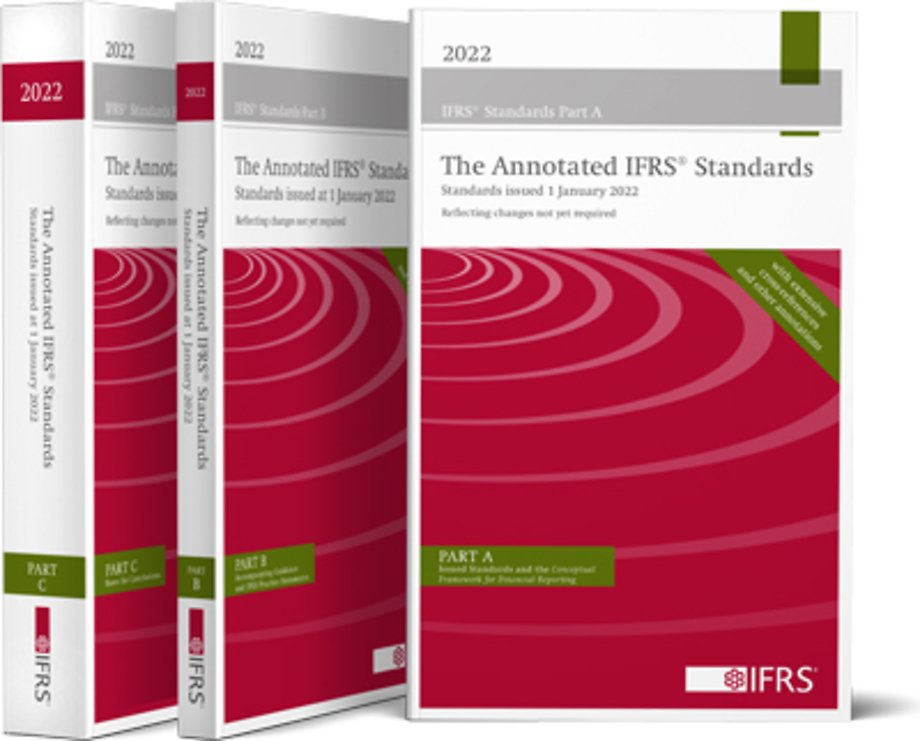 The Annotated IFRS® Standards Issued at 1 January 2022 (Annotated Red Book) - 3 volume set