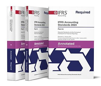 The IFRS Accounting Standards (3 volume set) - Required Annotated (blue book) 1 January 2023