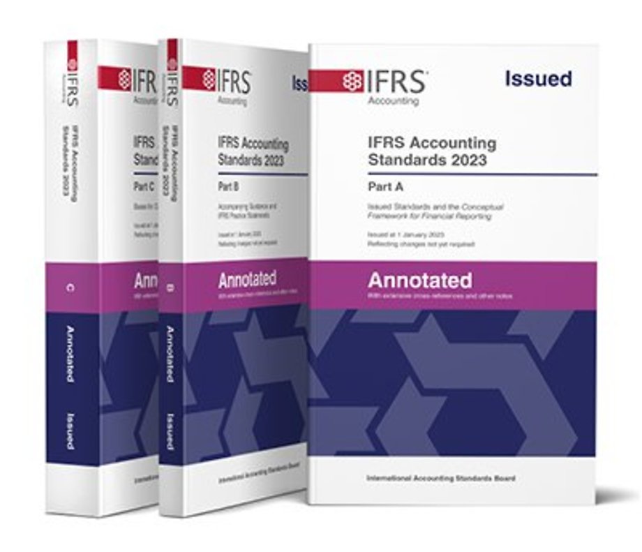 The IFRS Accounting Standards (3 volume set) - Issued Annotated (red book) 1 January 2023