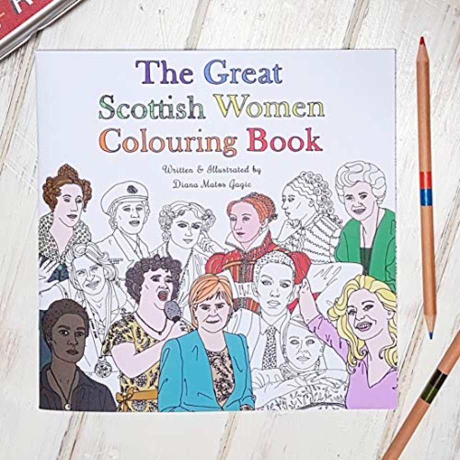 The Great Scottish Women Colouring Book