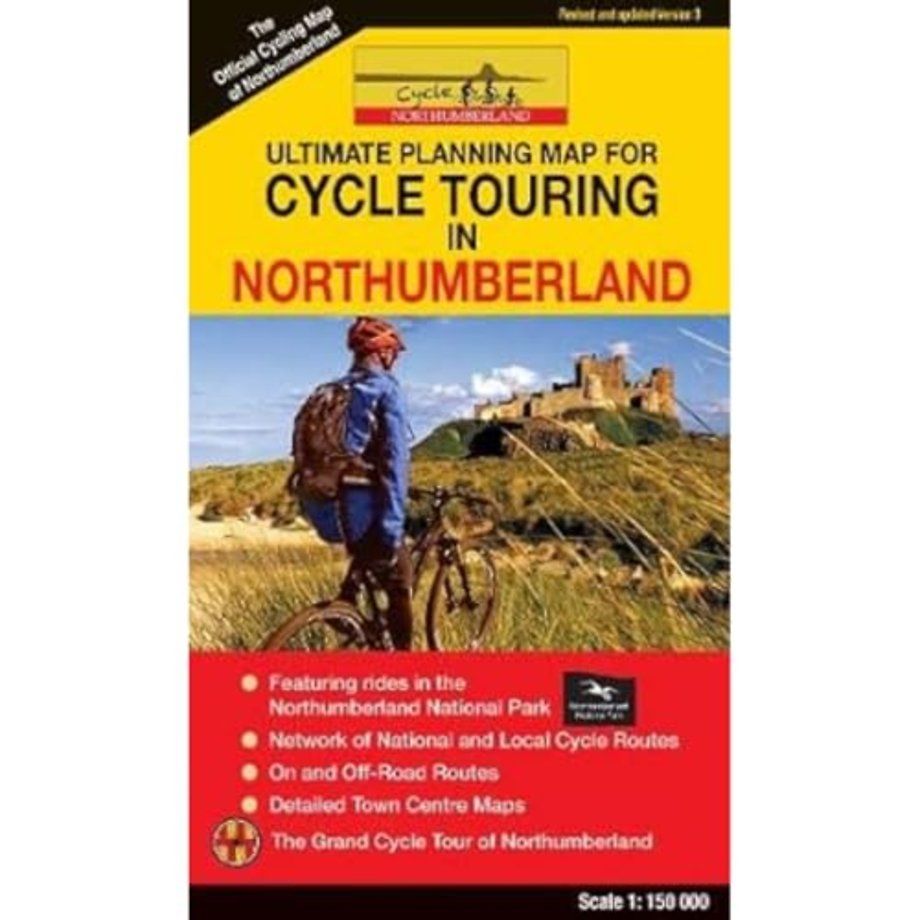 Cycle Touring Map of Northumberland - REV.3