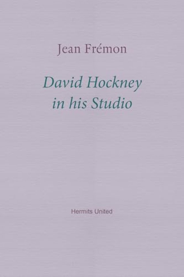 David Hockney in his Studio