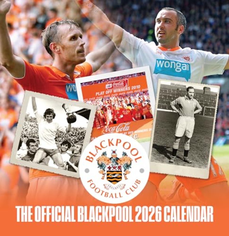 The Official Blackpool FC Desk Calendar 2026