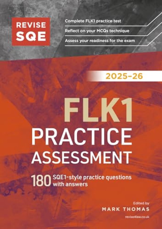 Revise SQE FLK1 Practice Assessment 2025/26