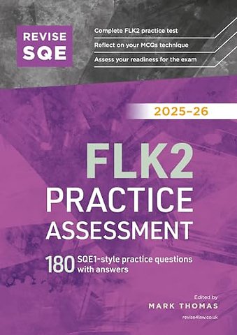 Revise SQE FLK2 Practice Assessment 2025/26