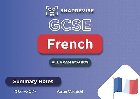 SnapRevise GCSE French Summary Notes