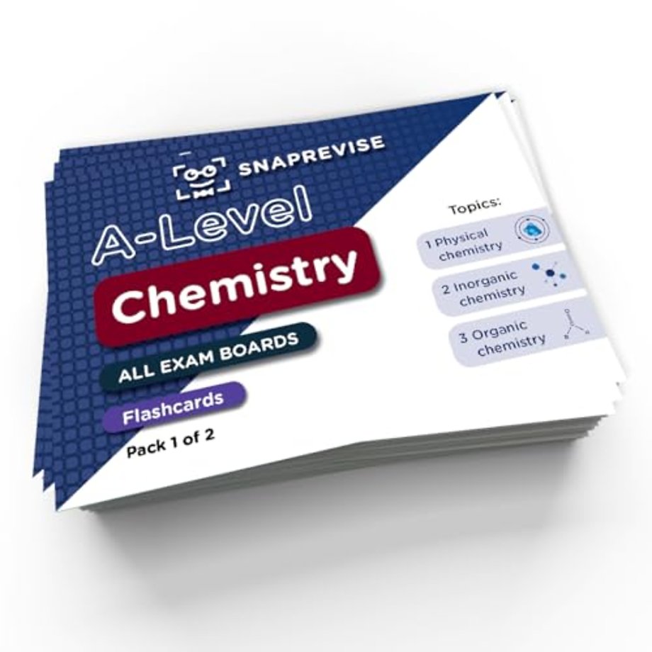 SnapRevise A-Level Chemistry Flashcards Pack 1