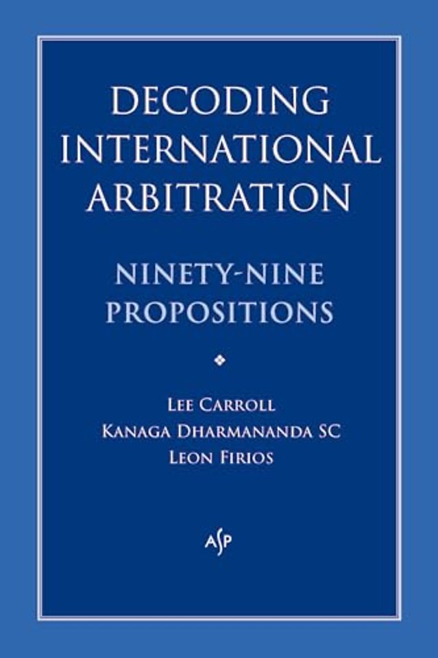 Decoding International Arbitration