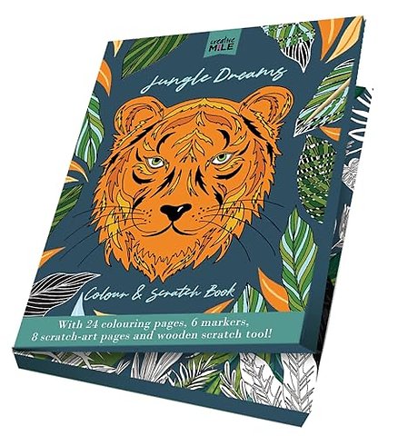 Jungle Dreams Colour and Scratch Book