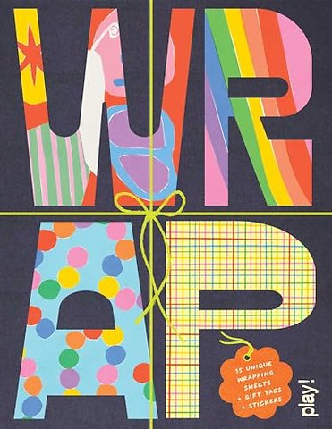 WRAP: Play! - Gift Wrapping Paper Book with Gift Tags
