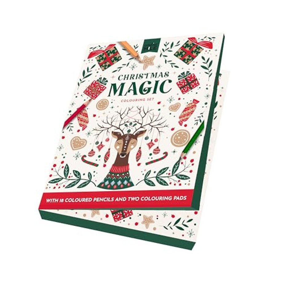 Christmas Magic Adult Colouring Set