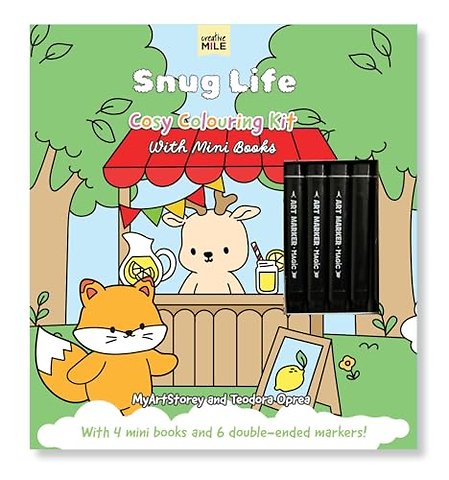 Snug Life: Cosy Colouring Kit with Mini Books