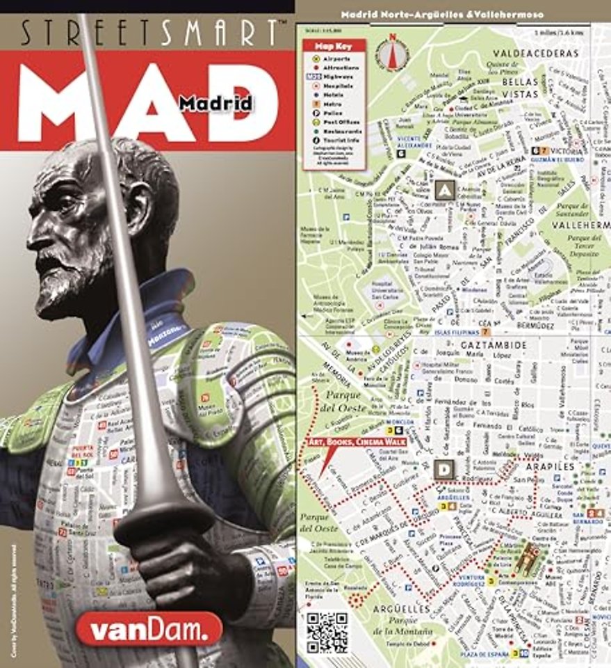 Streetsmart Madrid Map by Vandam