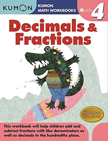 Kumon Grade 4 Decimals & Fractions