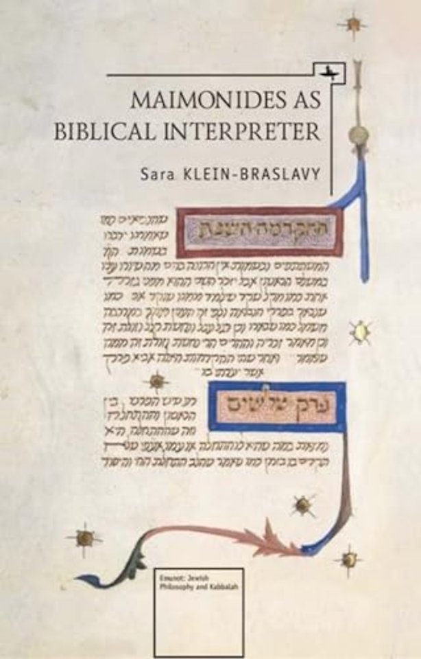 Maimonides as Biblical Interpreter