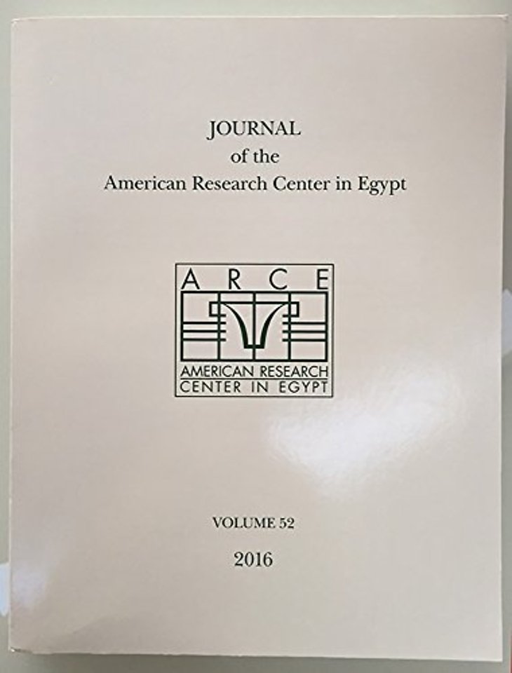 Journal of the American Research Center in Egypt, Volume 52 (2016)