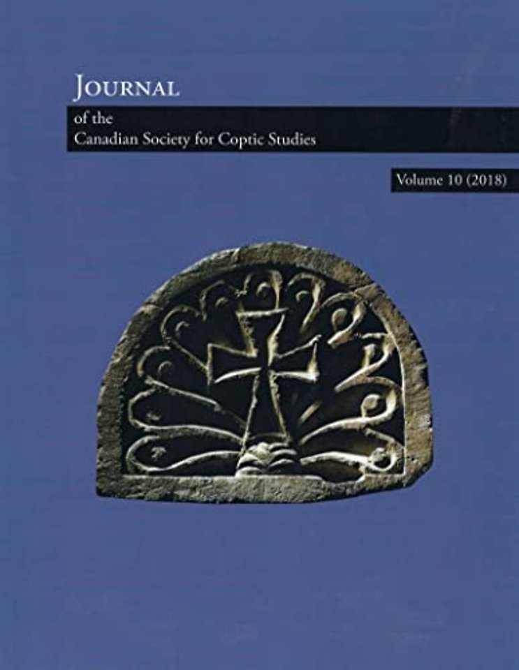 Journal of the Canadian Society for Coptic Studies Volume 10