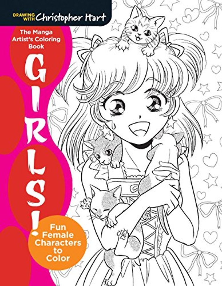 The Manga Artist’s Coloring Book: Girls