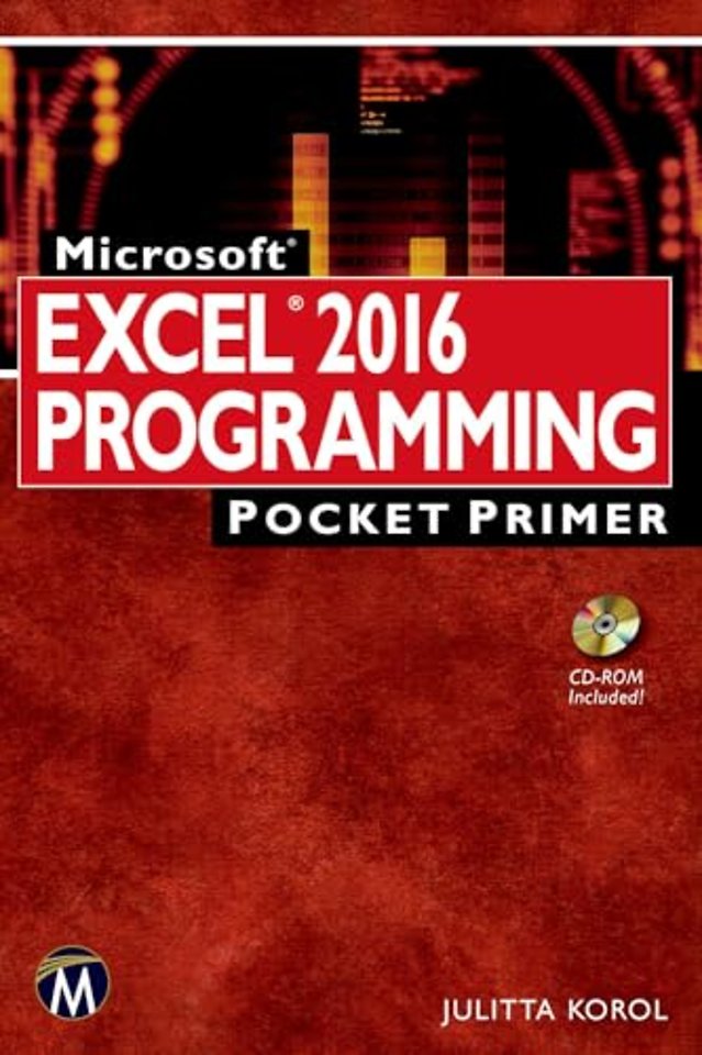 Microsoft Excel 2016 Programming Pocket Primer