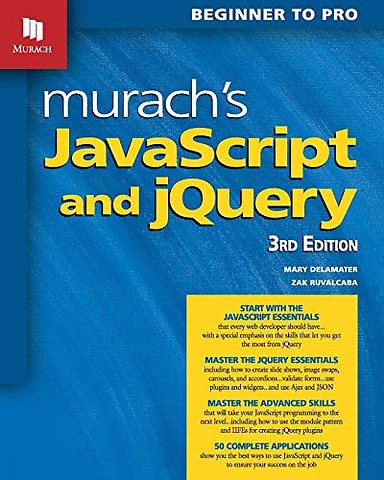 Murachs JavaScript & jQuery