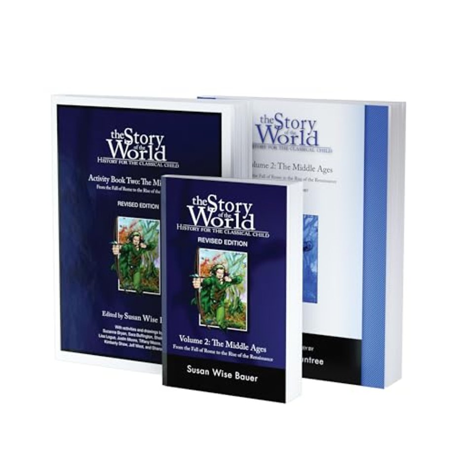 Story of the World, Vol. 2 Bundle – History for the Classical Child: The Middle Ages; Text, Activity Book, and Test & Answer Key