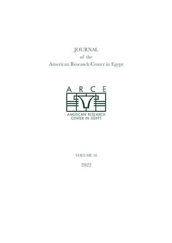 Journal of the American Research Center in Egypt, volume 58