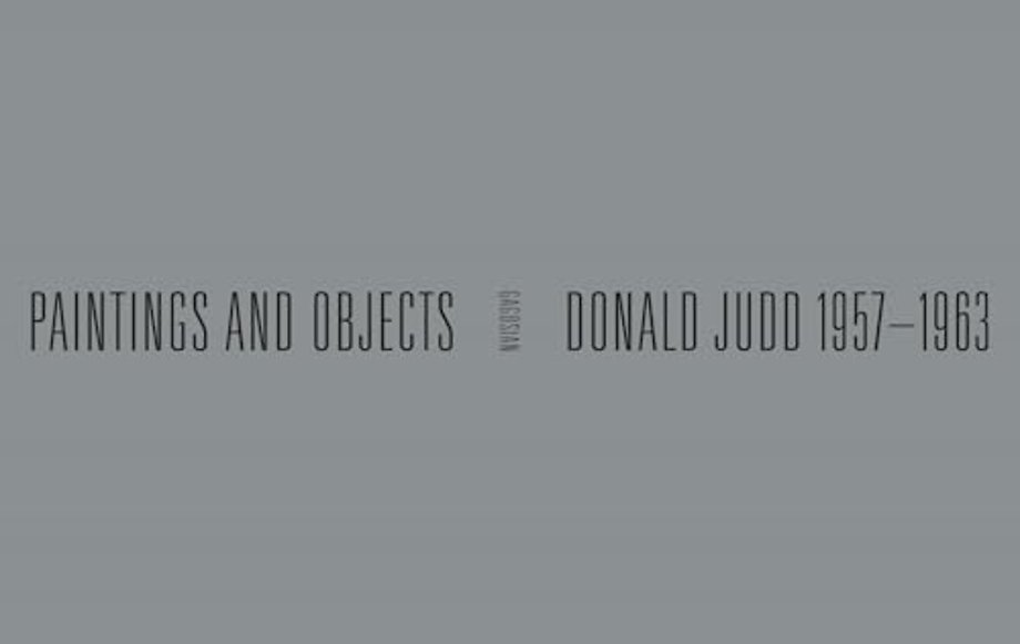 Donald Judd: 1957-1963