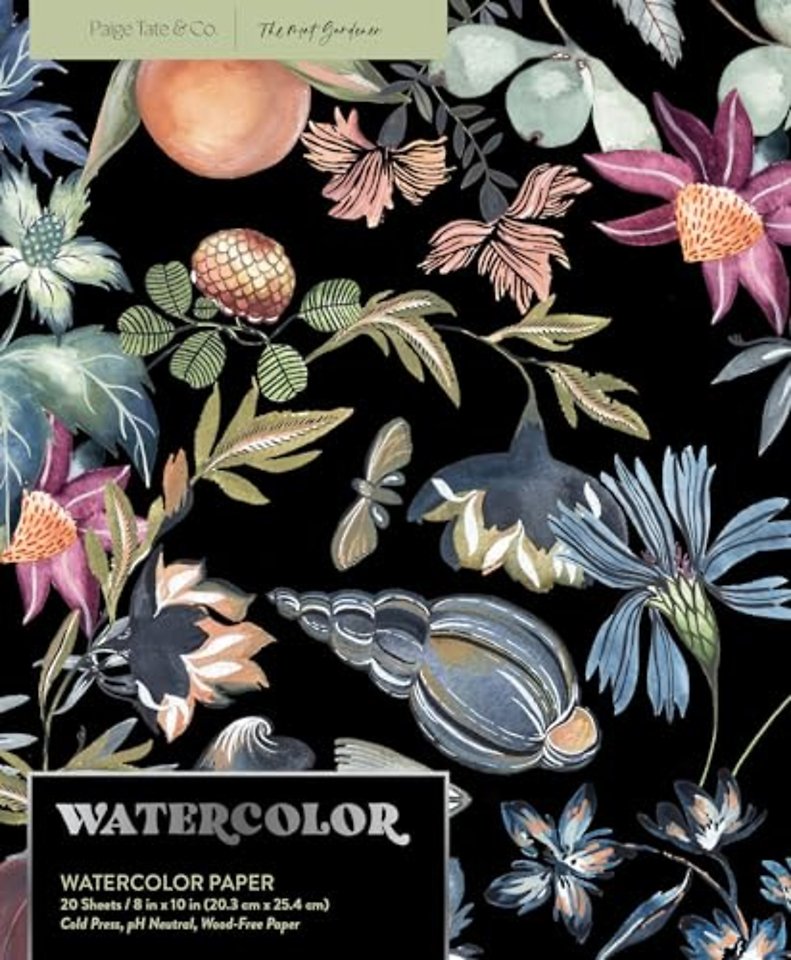 Watercolor Notepad – 20 sheets / 40 pages of Watercolor Paper, 8x10 in, 200 GSM, (Bleed–proof Framing Water Color Paper)