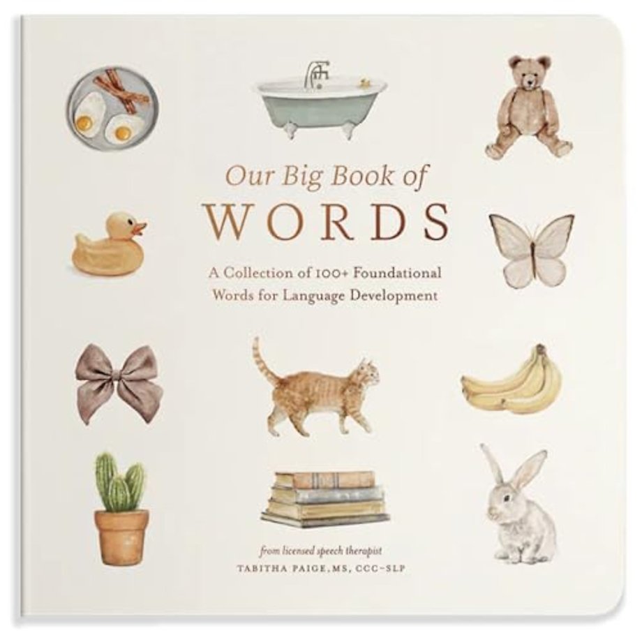 Our Big Book of Words – A Collection of 100+ Foundational Words for Language Development