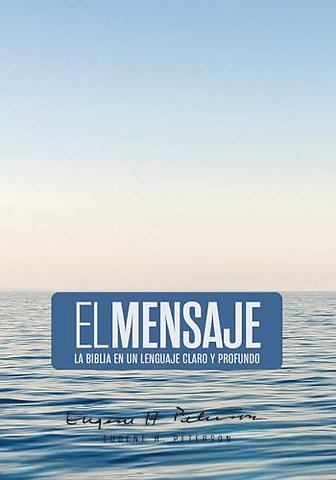 Biblia El Mensaje (Tapa Dura, Ocean Blue)
