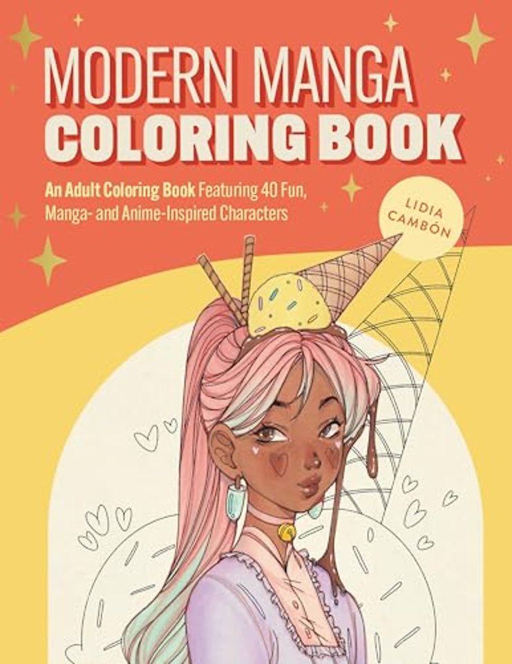 The Modern Manga Coloring Book – Pop Manga and Anime–Inspired Coloring Book for Teens and Adults