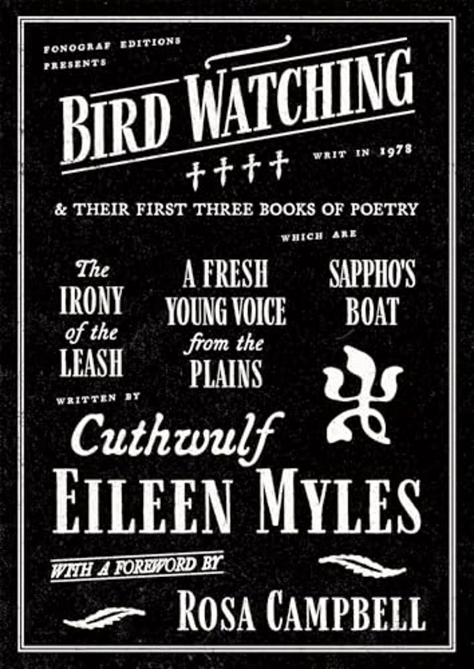 Bird Watching and Their First Three Books of Poetry
