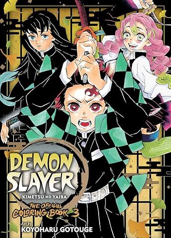 Demon Slayer: Kimetsu no Yaiba: The Official Coloring Book 3