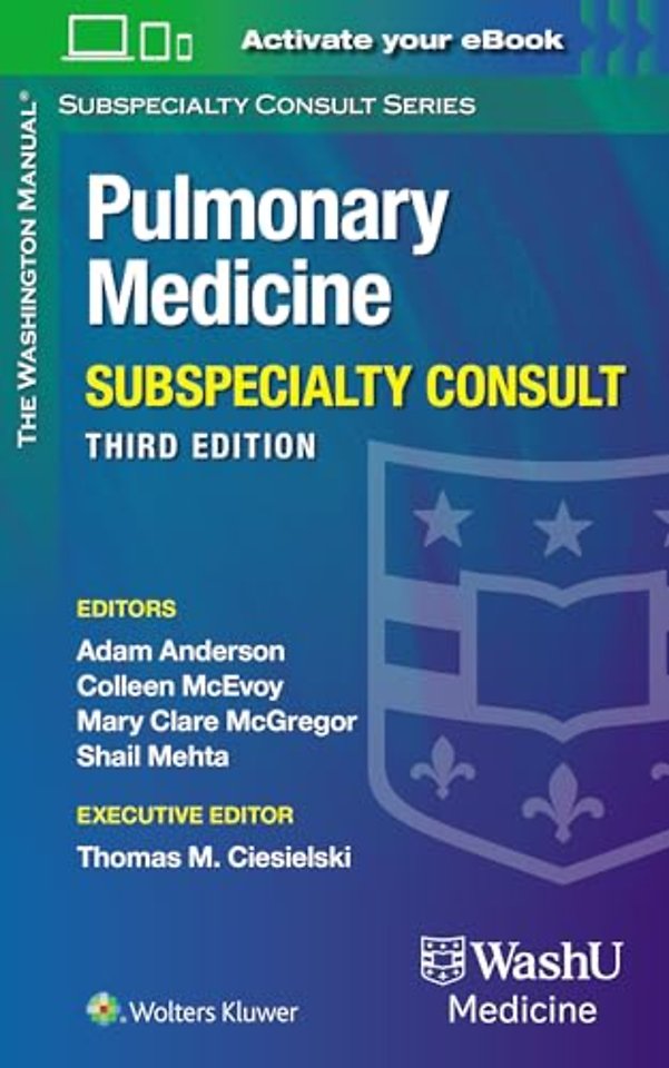 Washington Manual Pulmonary Medicine Subspecialty Consult