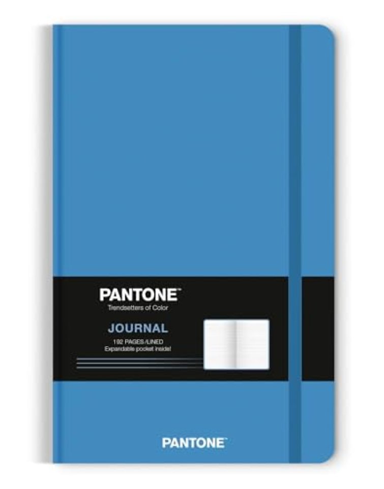 Pantone Official Blue 5.25 X 8.25 Inch Lined Compact Journal Non-Dated