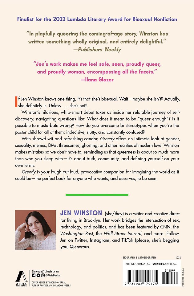 Greedy: Notes from a Bisexual Who Wants Too Much