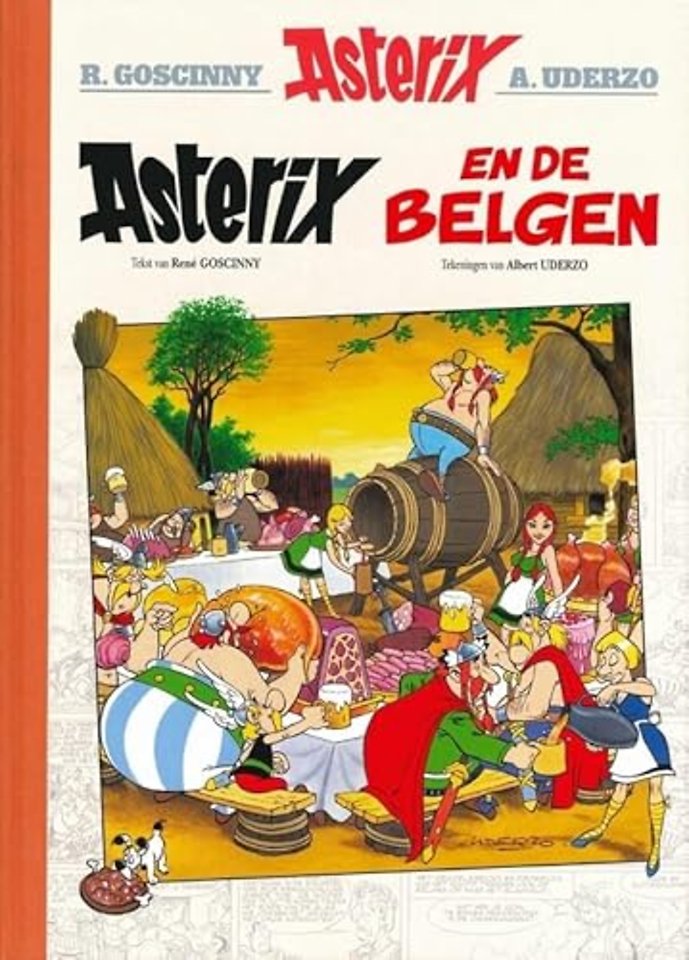 Asterix lu24. asterix en de belgen (luxe editie)
