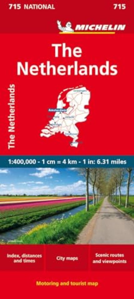 The Netherlands - Michelin National Map 715