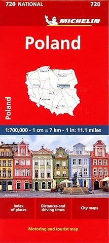 Poland - Michelin National Map 720