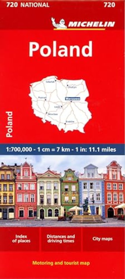 Poland - Michelin National Map 720