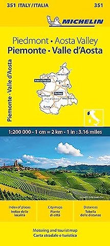 Piemonte & VA - Michelin Local Map 351