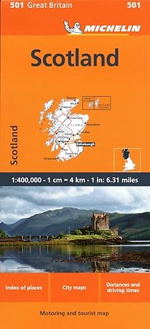 Scotland - Michelin Regional Map 501