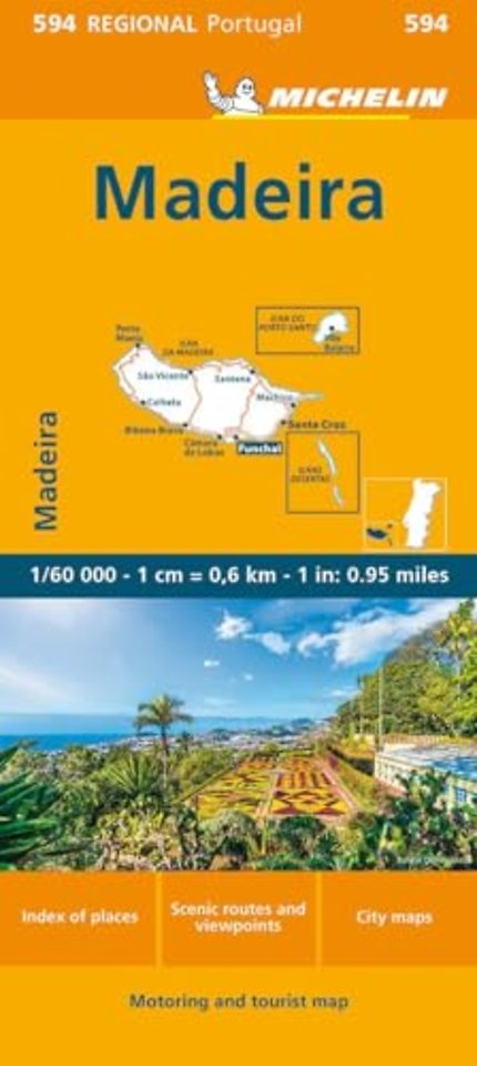Madeira - Michelin Regional Map 594